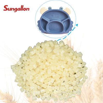 Plastic Plate Bowl Food Grade Safe TPE Elastomer Material Good Touch Smooth