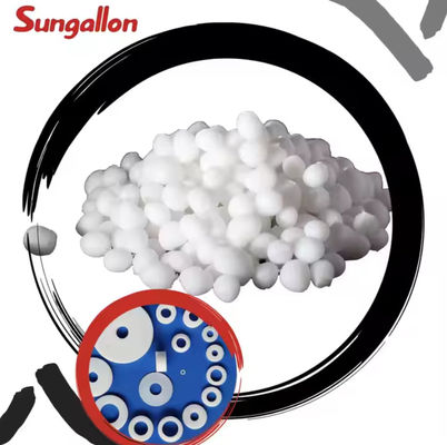 Soft Gasket TPR Raw Material Sungallon TPR Granules White Opaque For Molding