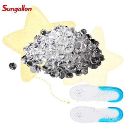 Transparent 95A Hardness Thermoplastic Rubber For Insoles And Foot Care Products