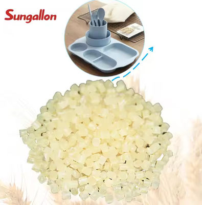 Granules Form TPR Plastic Material Food Grade Safe For Smooth Plastic Plate Bowl