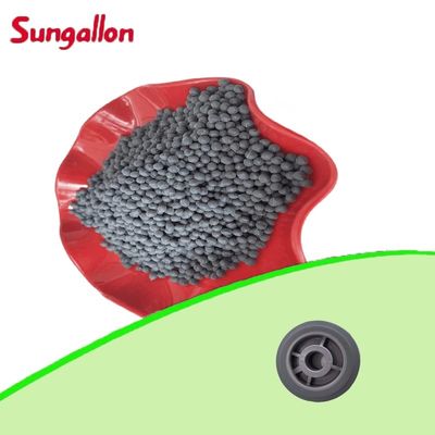 Industrial Caster Recycling TPE Granules Form Gray Opaque 95A Hardness