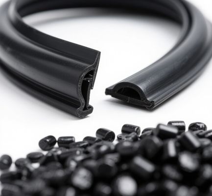 Sungallon GP550 Series 80A TPE Raw Materials Car Sealant Strips High Elasticity Auto Sealing