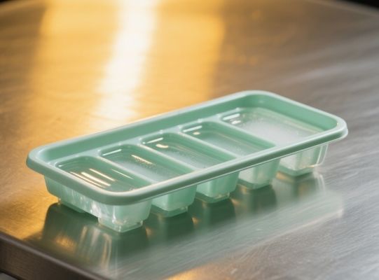 Extrusion Blow Molding TPE Material Rubber Soft Activity Cube Ice Tray Recyclable