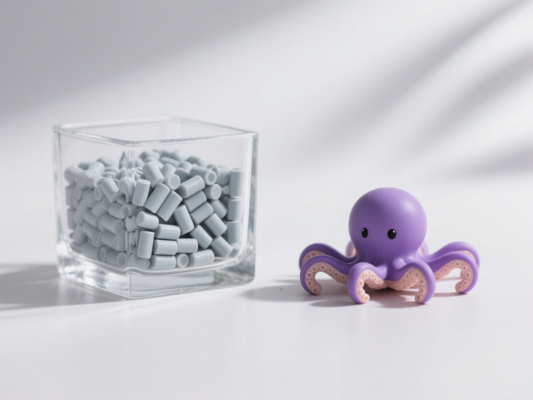 Eco-Friendly Recyclable TPE Granules Specifc Gravity 0.98 Topten Toy Materials