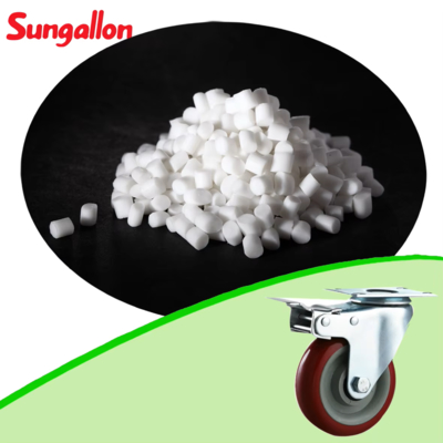 Sungallon Customizable Color Hardness 10A-95A TPR Thermoplastic Rubber TPE Raw Materials Luggage Wheels Direct Factory Sales