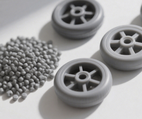 Sungallon Customizable Color Hardness 10A-95A TPR Thermoplastic Rubber TPE Raw Materials Luggage Wheels Direct Factory Sales