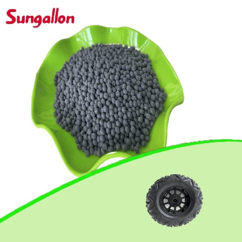 Customized Bases Color Polymer TPE Raw Material For Toy Tires And Car Wheels