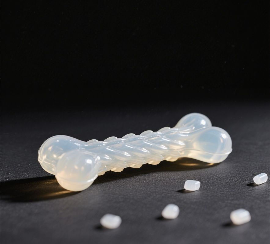 Colorful TPE Thermoplastic Elastomer Masterbatch Pet Chew Squeak Toys Injection Molding