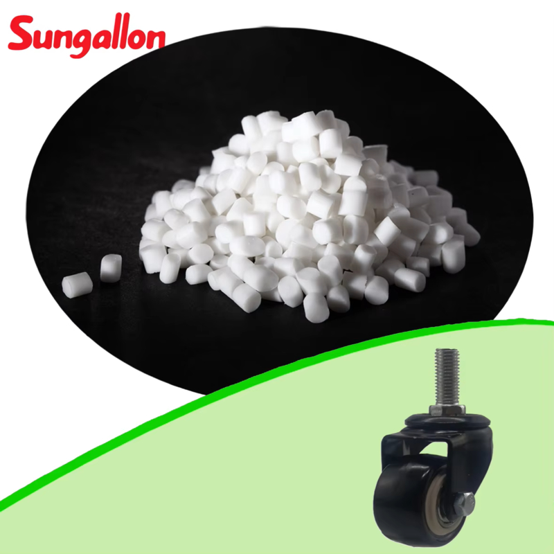 Sungallon Customizable Color Hardness 10A-95A TPR Thermoplastic Rubber TPE Raw Materials Luggage Wheels Direct Factory Sales